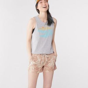 Vuori Womens Ripstop Shorts Sz. L - Salt Rainforest